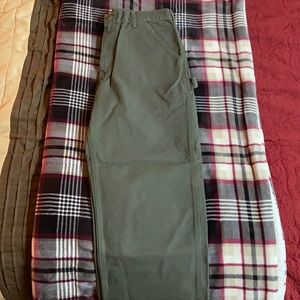 Olive green Carhartt Work Dungaree’s